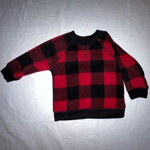 Garanimals Plaid Fleece Sweater 12 Months NWOT